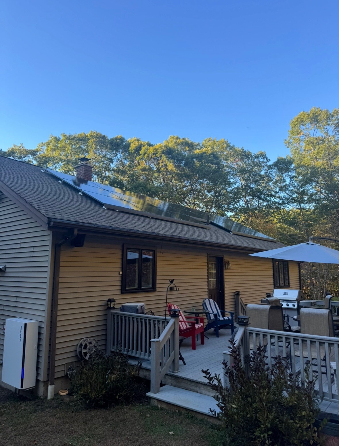 Solar panel installation