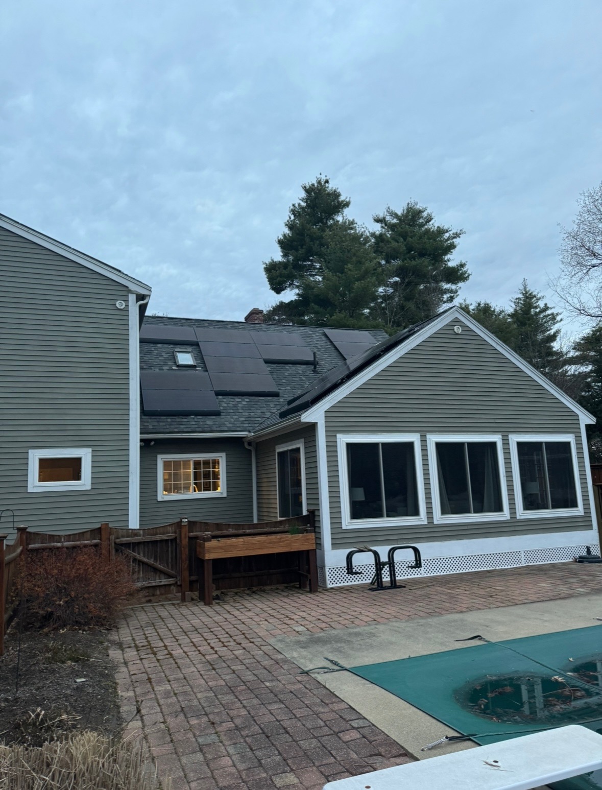 Solar panel installation