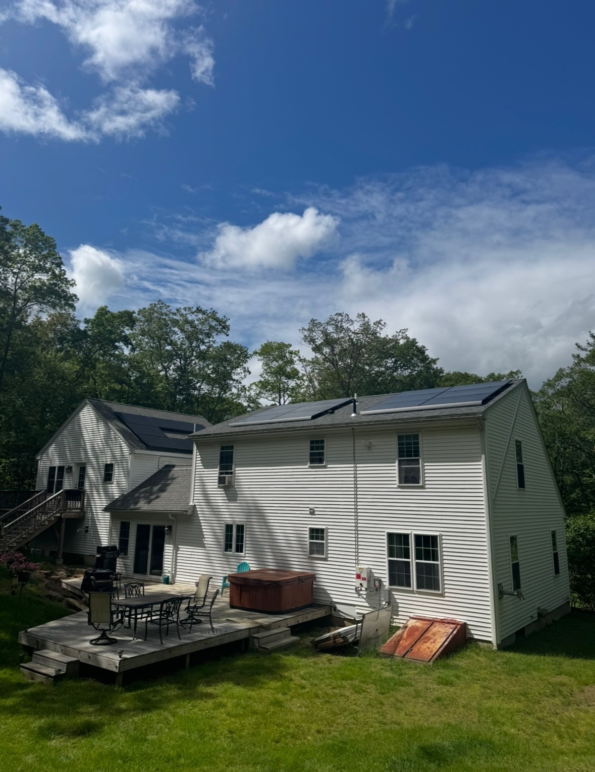 Solar panel installation